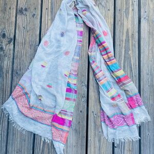 Lightweight, Cotton Scarf from India